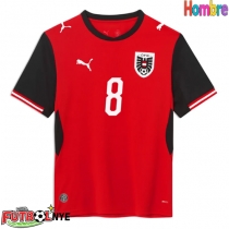 Camiseta Austria David Alaba #8 Primera Equipación Mundial 2026 manga corta
